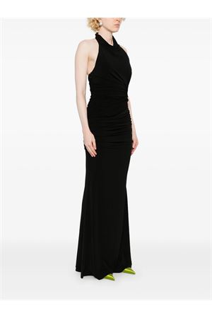 Black ruched maxi dress THE ANDAMANE | TM160115ATJP107BLACK